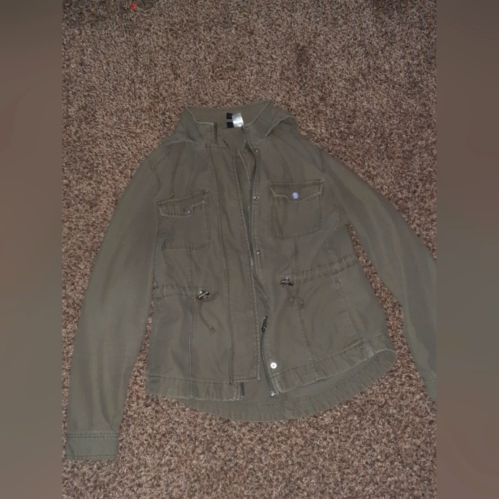 Army Green Cardigan Jacket